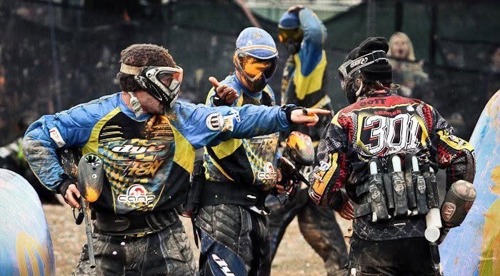 Paintball action